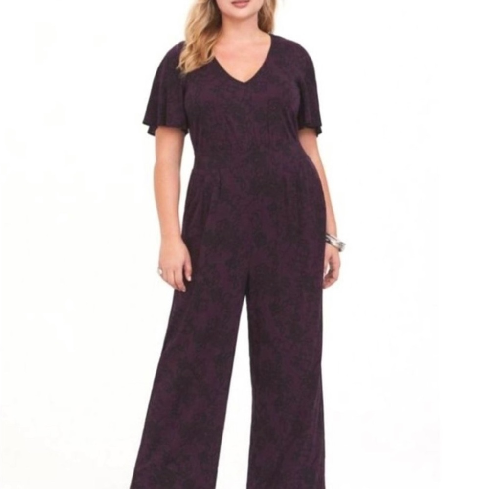 Torrid Deep Purple Jumpsuit